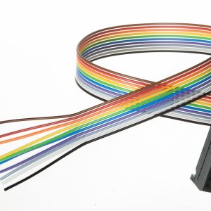 144300T104  Flat Cable arcoíris IDC26-10